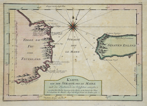 Carte Réduite du Détroit de Magellan