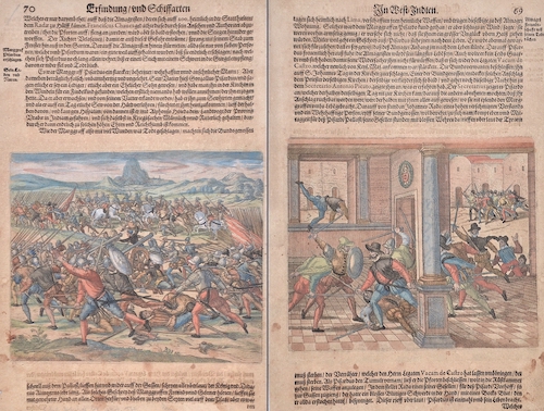 70 Erfindung und Schiffarten / Marggraf Pisardus erschlagen. / Sein Leben und Natur