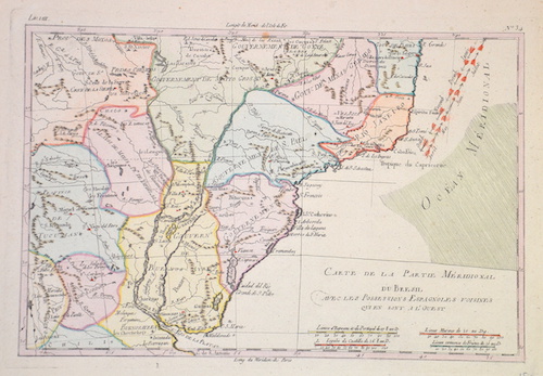 Carte de la partie merdional du Bresil