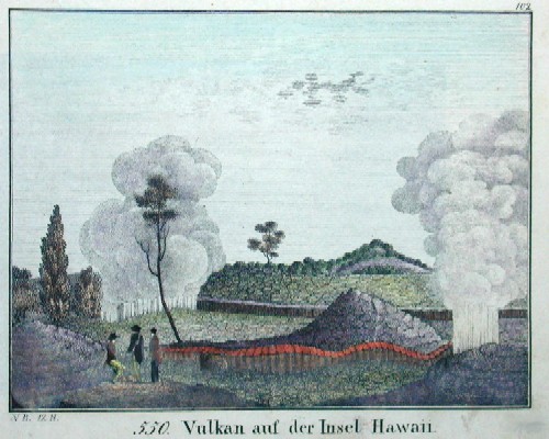 Vulkan auf der Insel Hawaii