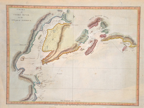 Chart of Cooks River in the N.W. part of America