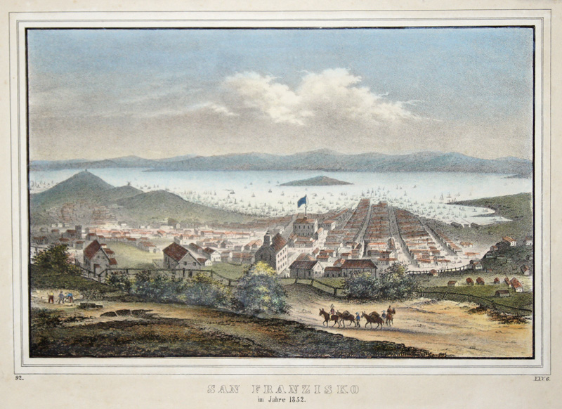 San Franzisko im Jahre 1852
