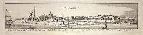 Nieuw Amsterdam op t Eylant Manhattans.