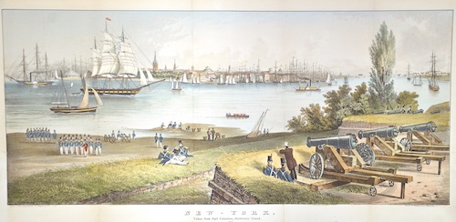 New-York. Taken from Fort Columbus, Governors Island. 1816