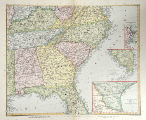 Petermann: Vereinigte Staaten von Amerika in 6 Blättern, Bl. 6.