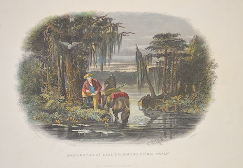 Washington at Lake Drummond, dismal swamp.