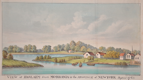View of Harlaem from Morisania in the Province of New York Septemr. 1765
