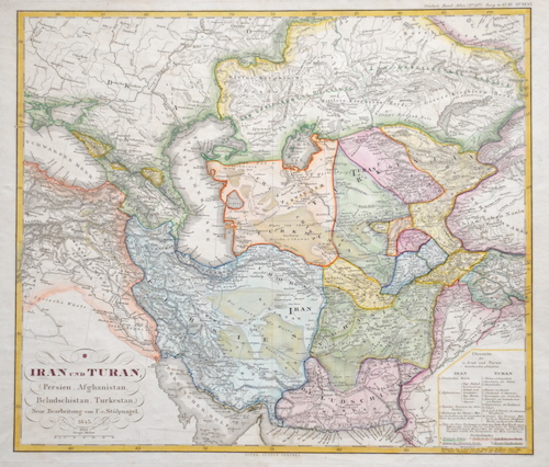 Iran und Turan , Persien, Afghanistan, Biludschistan, Turkestan…..