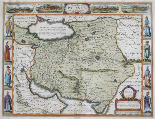 The Kingdom of Persia with the cheef Citties and Habites described.