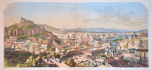 Ansicht von Tiflis im Kaukasus.