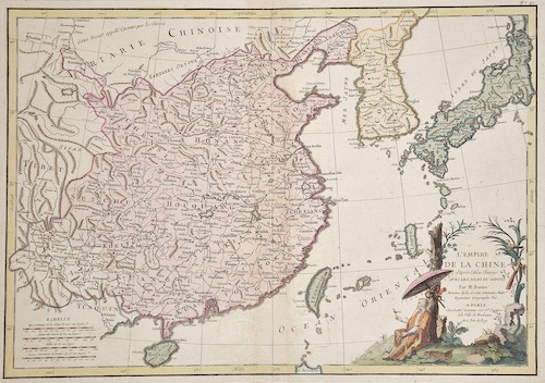 L’Empire de la Chine d’apres l’Atlas Chinois, avec les Isles du Japon.