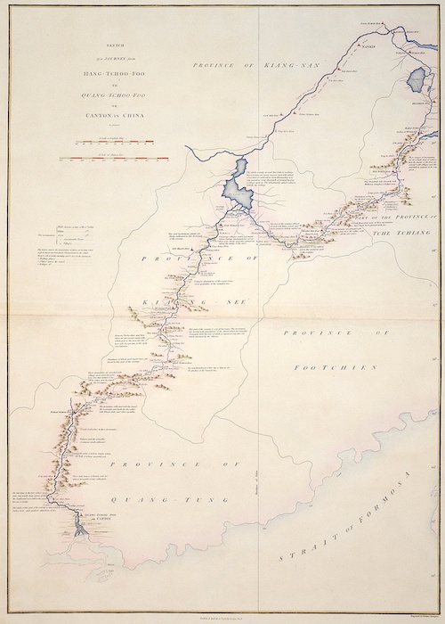 Sketch of a Journey from Hang-Tchoo-Foo to Quang-Tchoo-Foo or Canton in China.