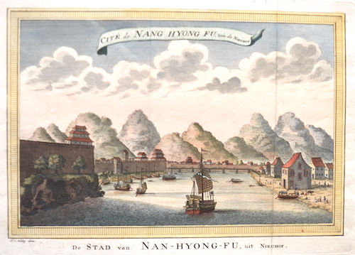 Cité de Nang Hyong Fu, tirée de Nieuhof.