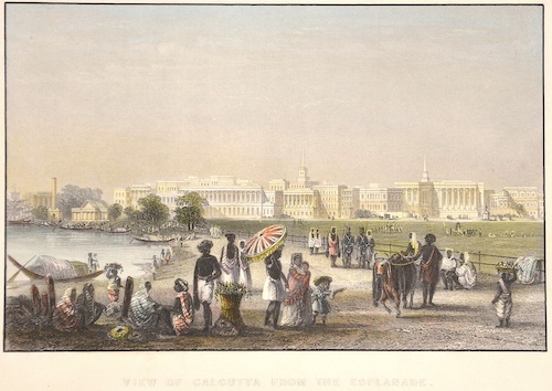 View of Calcutta from the esplanade