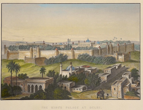 The king´s palace at Delhi