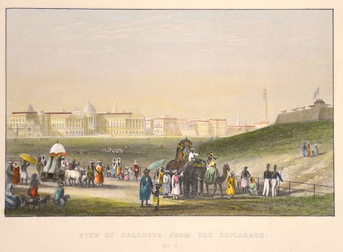 View of Kalkutta from the esplanade