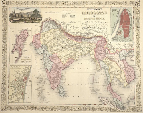 Johnson’s Hindostan or British India.