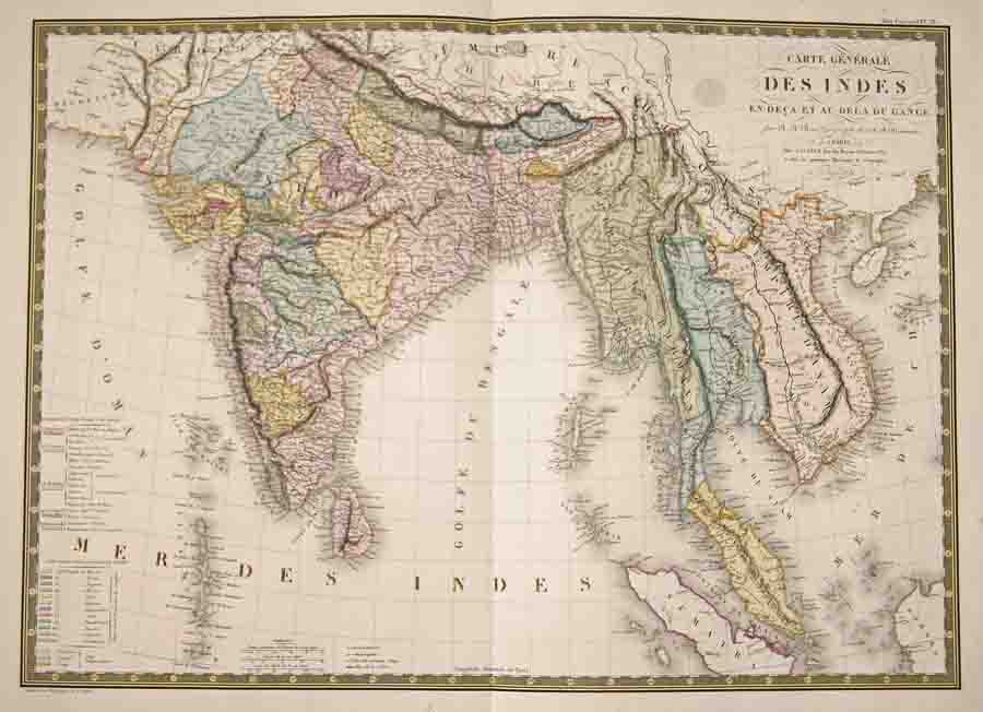 Carte Générale des Indes en-deca et au-dela du Gange
