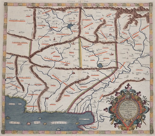 Asiae Tabula IX / Medius meridianus jjj ad quem resiqui inclinantur..