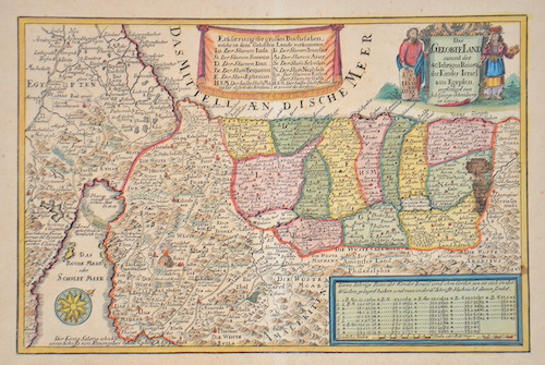 Das Gelobte Land sammt der 40 Jaehrigen Reise der Kinder Israel aus Egypten.