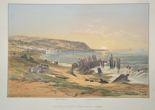 Caiphas, looking towards Mount Carmel. / Plate 63.
