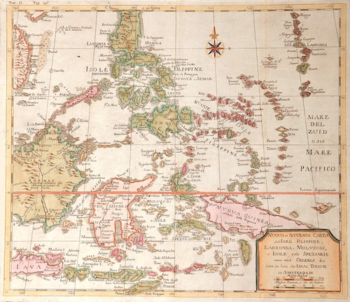 Nuova et accurata Carta dell’ Isole Filippine, Ladrones e Moluccos…