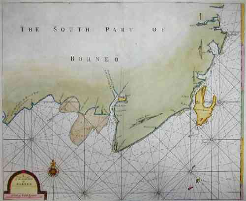 A large draught of the south part of Borneo