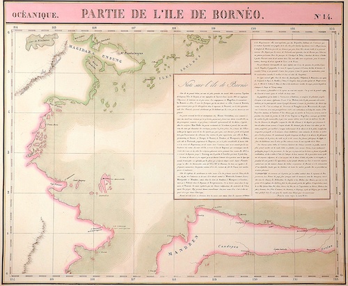 Partie de L Isle de Borneo