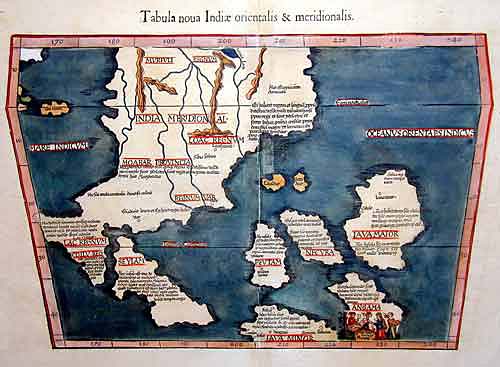 Tabula nova Indiae orientalis & meridionalis”