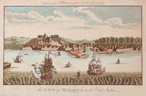 The City of Malacca in the East Indies.