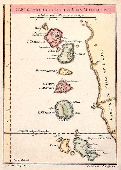 Carte Particuliere des Isles Moluques