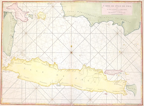 Carte de l‘ Isle de Java