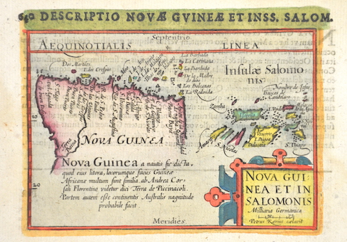 Nova Guinea et in Salomonis