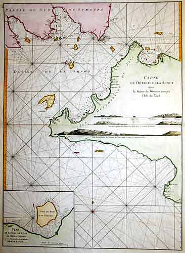 Carte des Détroit de la Sonde…