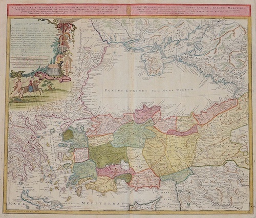 Carte de l’Asie Minevre ou de la Natolie et du Pont Euxin… / Asiae Minoris Veteris et Novae itemque Ponti Euxini et Paludis Maeotidis…