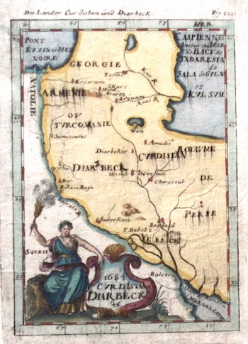 Die Länder Kurdistan und Diarbeck/ 1684 Curdistan, Diarbeck