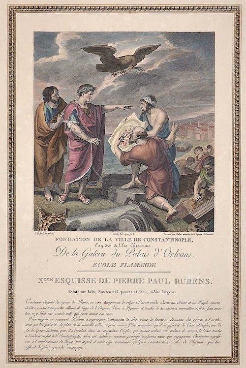 Fondation de la ville de Constantinople, l’ an 326 del Ere Chretienne.
