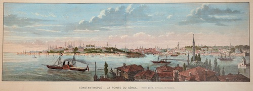 Constantinople: la Ponte du Sérail.