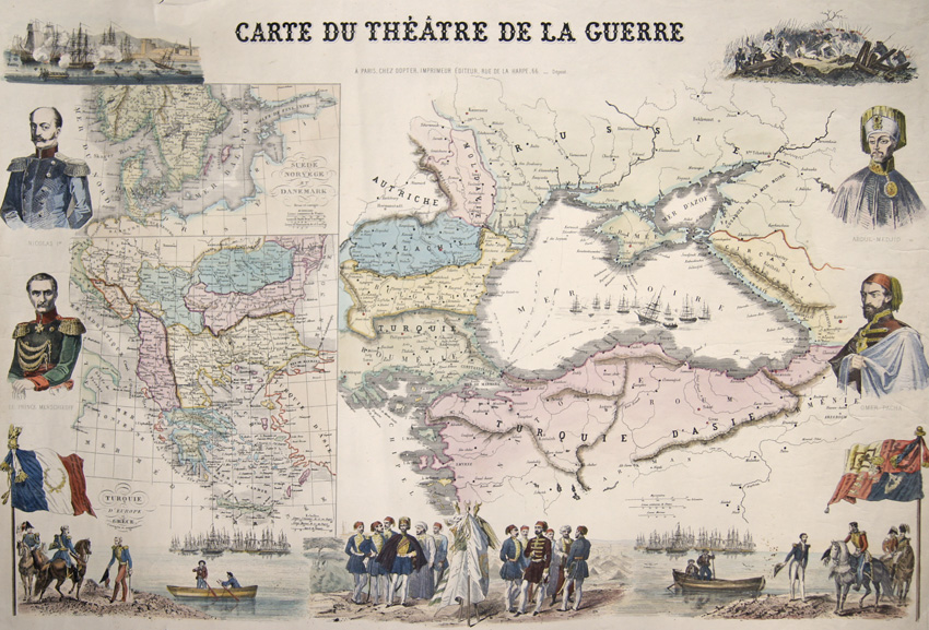 Carte Du Theatre de la Guerre