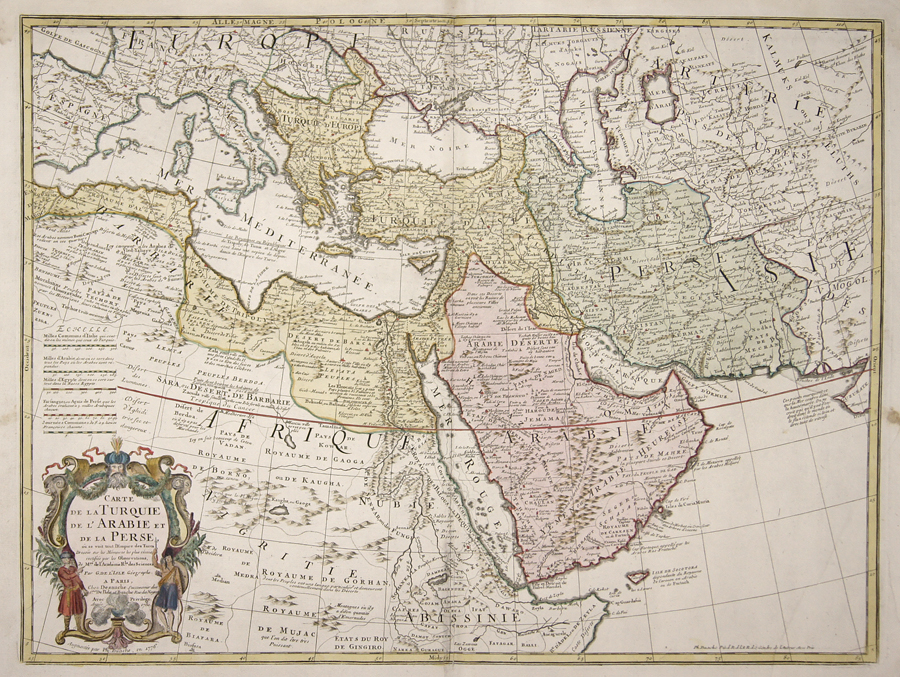 Carte de la Turquie de l’Arabie et de la Perse,…