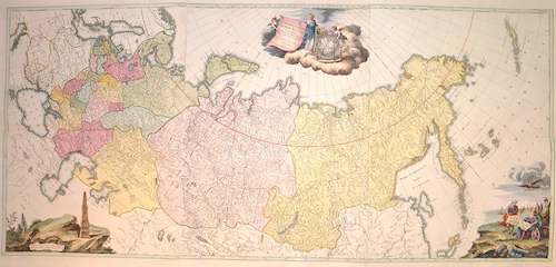 Tabula Geographica Generalis Imperii Russici ad normam novissimarum observatinum astonomicarum concinnata..