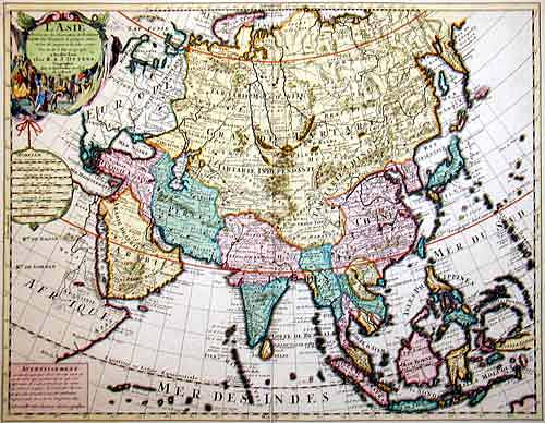 L’Asie dressée sur les observations de l’Academie Royale des Siences…
