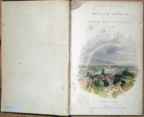 The life and works of William Cowper by Robert Southey