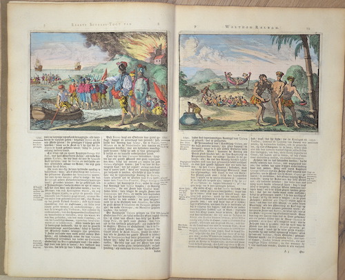 Drie Scheeps- Togten Na het Goud- rijke Koningrijk Guiana In America gelegen, Door den Engelssen Ridder Walther Ralegh 1595….