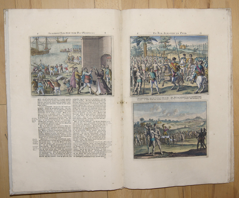 Seer Aanmerkelijke Scheeps- Togten, Gedaan door Franciscus Pizarrus, en Didacus Almagrus, van Panama na Peru in den Jahre 1526..