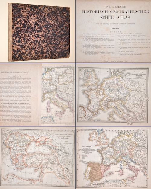 Dr. K. von Spruner’s Historisch-Geographischer Schul-Atlas.