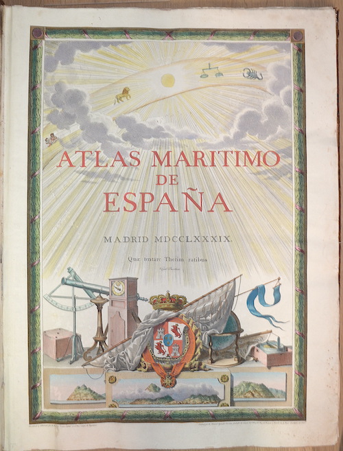 Atlas Maritimo de Espana-Atlas hidrografico de las costas de España en el Mediterraneo