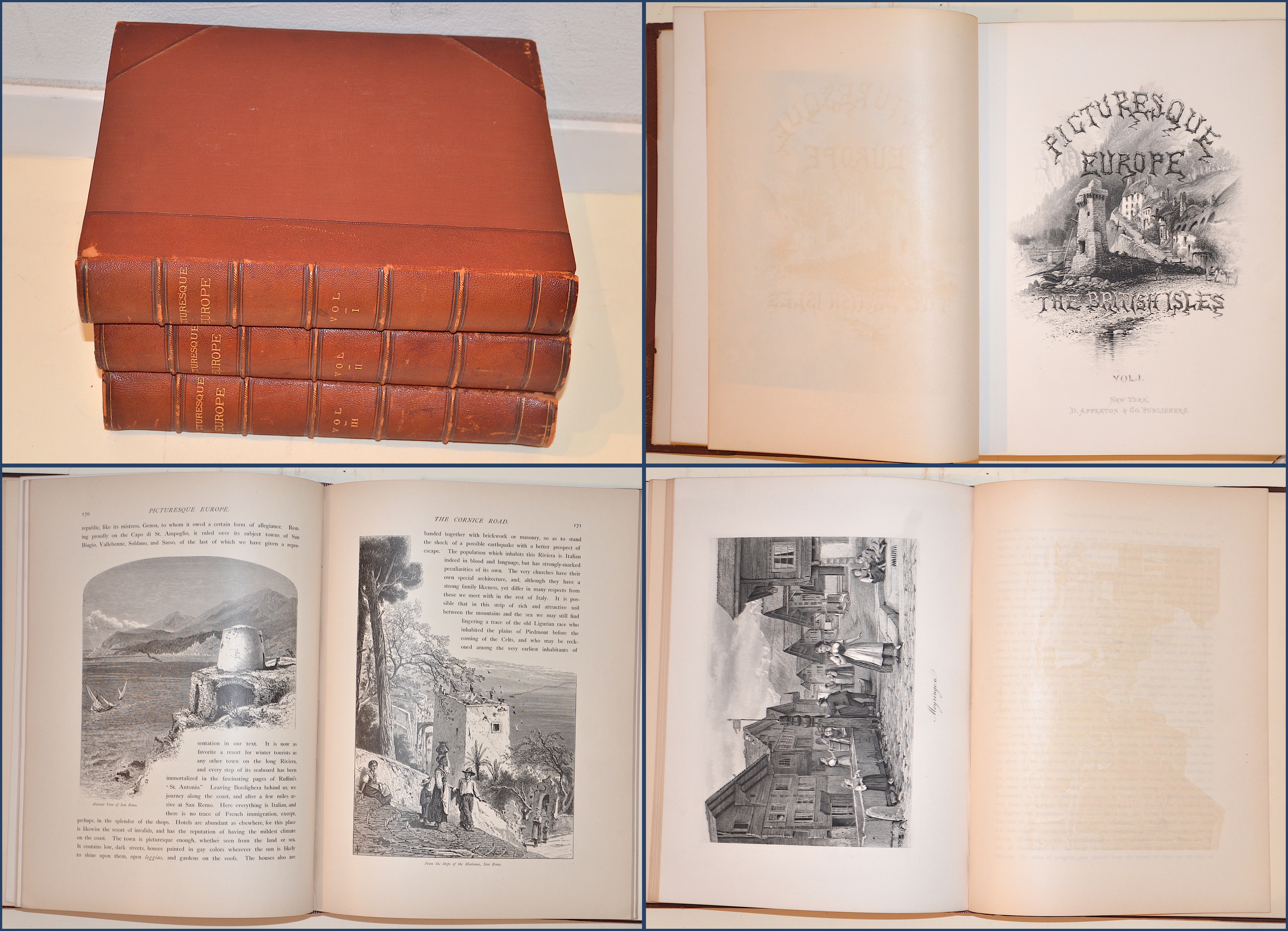 Picturesque Europe Vol. I, II, III