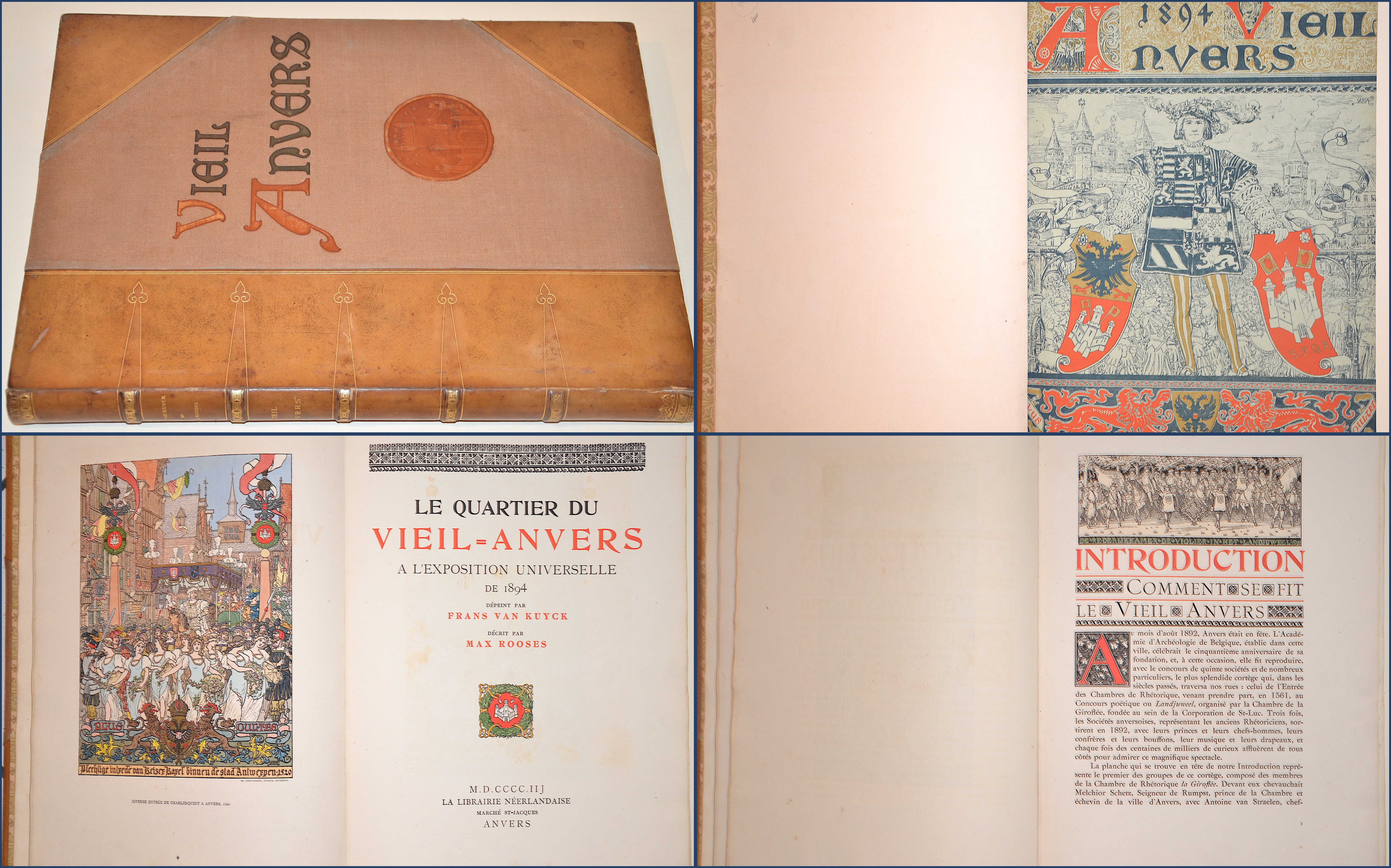 Frans van Kuyck et Max Rooses Vieil Anvers