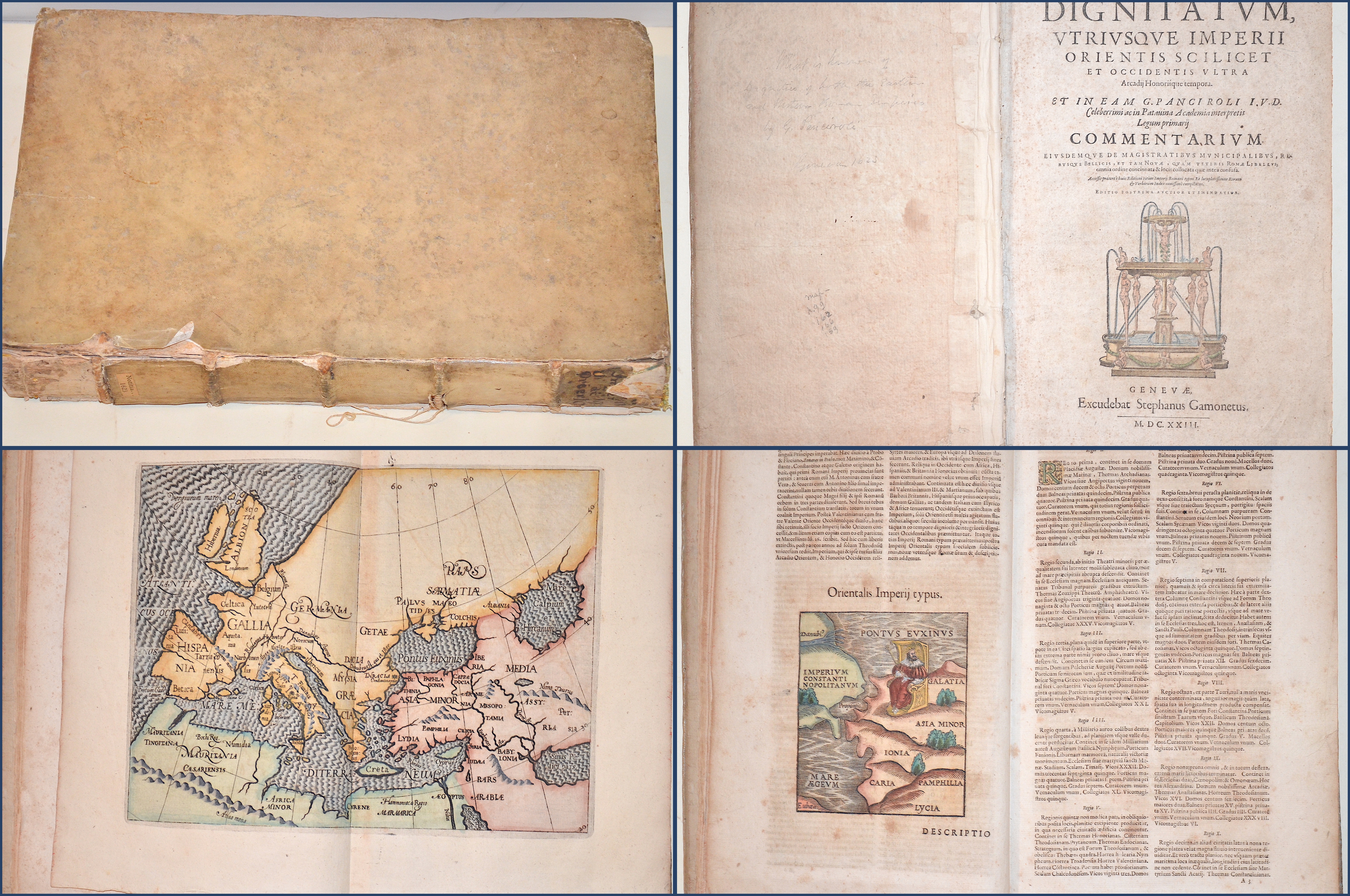 Notitia Dignitatum, Utrivsque Imperii orientis Scilicet et occidentis ultra Arcadij Honoriique tempora.